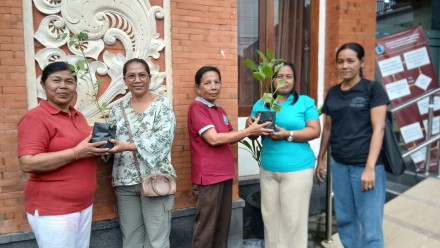 Penyerahan Bantuan Bibit Tanaman